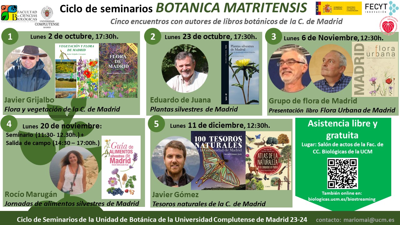 Ciclo de seminarios BOTANICA MATRITENSIS - 1